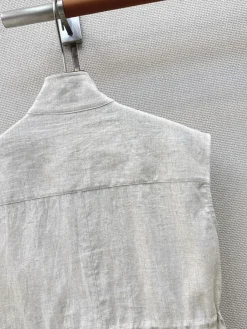 Alternative view of AMI T-shirts & Vests Linen (Beige) S-M-L B95202606010271129