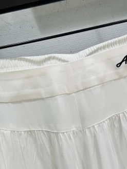 Alternative view of ANN ANDELMAN Trousers & Shorts Cellulose Acetate Fiber (White) S-M-L B35202606010357109