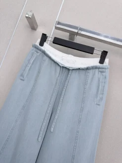 Alternative view of ANN ANDELMAN Trousers & Shorts Denim (Light blue) S-M-L A8520260601118699