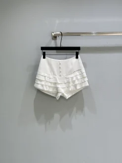 ANN ANDELMAN Trousers & Shorts Polyester (White) S-L B0520260601035899