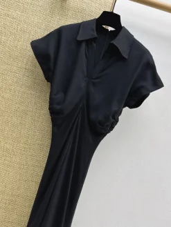 Alternative view of ANN DEMEULEMEESTER Skirts & Dresses Tencel-Linen (Black) S-M-L C05202606011578129