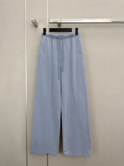 ANN DEMEULEMEESTER Trousers & Shorts Cotton (Light blue) S-M-L A7520260601115099