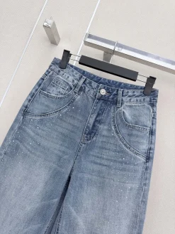 Alternative view of ANN DEMEULEMEESTER Trousers & Shorts Denim (Blue) S-L A9520260601115599