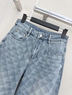 Alternative view of ANN DEMEULEMEESTER Trousers & Shorts Denim (Light blue) S-L B0520260601011699