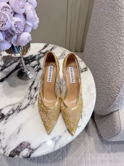 Alternative view of AQUAZZURA Pumps & Heels Lace (Gold-Nude) EU35-39 C30202606030025139