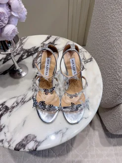 Alternative view of AQUAZZURA Pumps & Heels Leather (Silver) EU35-39 C40202606030028139