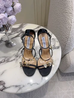 Alternative view of AQUAZZURA Pumps & Heels Suede (Black-Gold) EU35-39 C40202606030032139