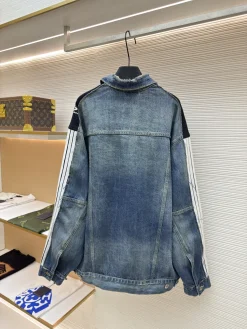 Alternative view of BALENCIAGA Coats & Jackets Denim (Blue-Black-White) C35202606130107149