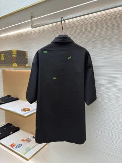 Alternative view of BALENCIAGA Shirts & Polos Cotton (Black-Green) 40-46 A8020260613006899
