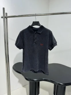 BALENCIAGA Shirts & Polos Pique Cotton (Black) S-L B20202606010313109