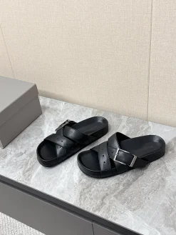 Alternative view of BALENCIAGA Slides & Slippers Leather (Black) EU35-45 B502026060300461191