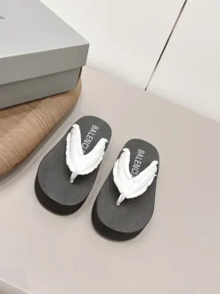 Alternative view of BALENCIAGA Slides & Slippers Rubber (Black-White) EU36-42 B40202606030055109