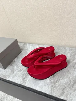 BALENCIAGA Slides & Slippers Satin (Red-Black) EU35-41 B60202606030051119