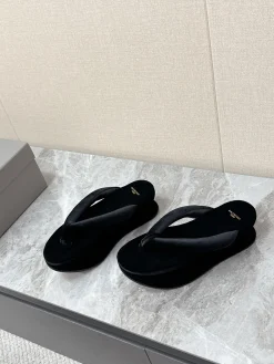 Alternative view of BALENCIAGA Slides & Slippers Velvet (Black) EU35-41 B60202606030059119