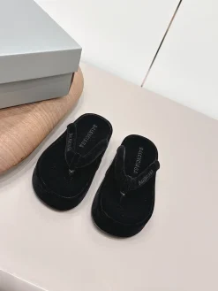 Alternative view of BALENCIAGA Slides & Slippers Velvet (Black) EU36-42 B40202606030053109