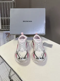 Alternative view of BALENCIAGA Sneakers & Trainers Mesh-Leather (White-Pink-Black-Silver) EU35-45 C60202606030076149
