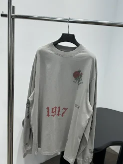 Alternative view of BALENCIAGA T-shirts & Vests Cotton (Beige-Red) S-M-L B20202606010300109