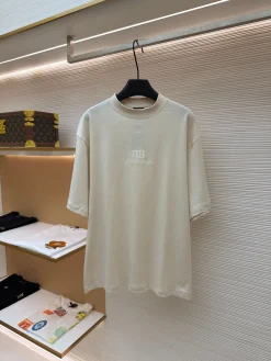 BALENCIAGA T-shirts & Vests Cotton (Beige) S-XL A1020260613022579