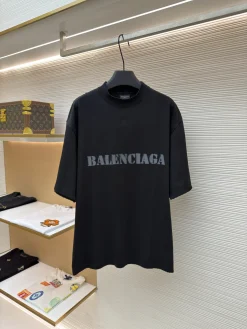 BALENCIAGA T-shirts & Vests Cotton (Black) S-XL A1520260613043879