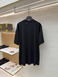 Alternative view of BALENCIAGA T-shirts & Vests Cotton (Black-White-Red) XS-L A2020260613020879