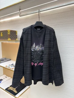 BALENCIAGA T-shirts & Vests Cotton (Black) XS-L C35202606130434149