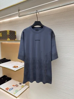 BALENCIAGA T-shirts & Vests Cotton (Gray) XS-L A4020260613012089