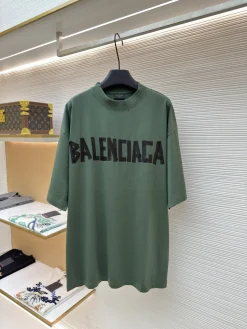 BALENCIAGA T-shirts & Vests Cotton (Green) 1-4 A6520260613056199