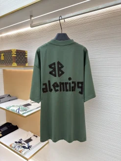 Alternative view of BALENCIAGA T-shirts & Vests Cotton (Green) 1-4 A6520260613056199