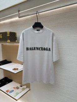 BALENCIAGA T-shirts & Vests Cotton (Light Gray) S-XL A1520260613043779