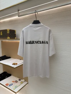 Alternative view of BALENCIAGA T-shirts & Vests Cotton (Light Gray) S-XL A1520260613043779