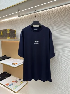 BALENCIAGA T-shirts & Vests Cotton (Navy) XS-L A3020260613000189