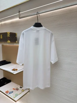 Alternative view of BALENCIAGA T-shirts & Vests Cotton (White-Green-Purple) XS-L A2020260613020779