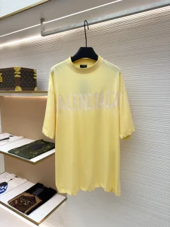 BALENCIAGA T-shirts & Vests Cotton (Yellow) 1-4 A6520260613056299