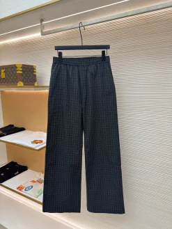 BALENCIAGA Trousers & Shorts Polyester (Black-Grey) 44-48 A7020260613031099