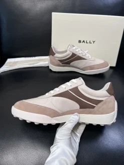 BALLY Sneakers & Trainers Leather-Suede (Beige-Brown-White) EU39-45 C90202606030082159