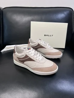 Alternative view of BALLY Sneakers & Trainers Leather-Suede (Beige-Brown-White) EU39-45 C90202606030082159