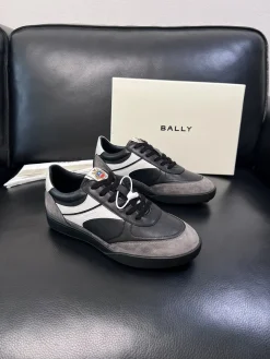 Alternative view of BALLY Sneakers & Trainers Leather-Suede (Black-White-Grey) EU39-45 C90202606030083159