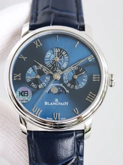 Alternative view of BLANCPAIN Automatic 6656 (Blue Dial) 42mm A450202606040570479