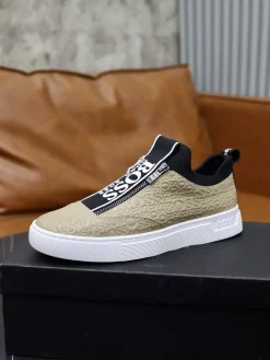 BOSS Sneakers & Trainers Leather (Beige-Black-White) EU38-44 B20202606030086109