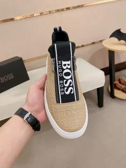 Alternative view of BOSS Sneakers & Trainers Leather (Beige-Black-White) EU38-44 B21202606030087109