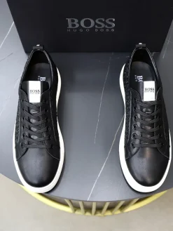 Alternative view of BOSS Sneakers & Trainers Leather (Black-White) EU38-44 B10202606030090109