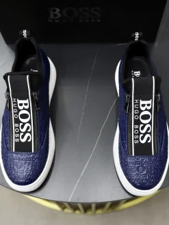Alternative view of BOSS Sneakers & Trainers Leather (Blue-Black-White) EU38-44 B20202606030094109