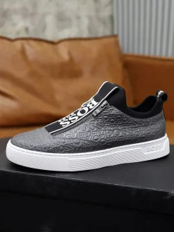 BOSS Sneakers & Trainers Leather (Grey-Black-White) EU38-44 B20202606030096109