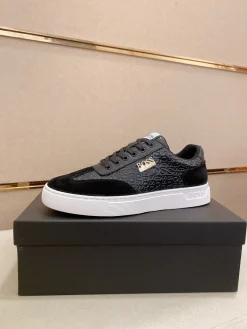 BOSS Sneakers & Trainers Leather-Suede (Black-White-Gold) EU38-44 B10202606030104109