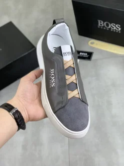 Alternative view of BOSS Sneakers & Trainers Leather-Suede (Grey-White-Brown) EU38-44 B21202606030105109