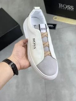 Alternative view of BOSS Sneakers & Trainers Leather-Suede (White-Grey-Beige) EU38-44 B21202606030107109