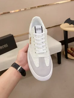 Alternative view of BOSS Sneakers & Trainers Leather-Suede (White-Grey) EU38-44 B10202606030106109