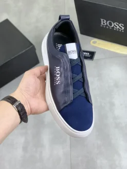 Alternative view of BOSS Sneakers & Trainers Leather-Textile (Navy-White) EU38-44 B21202606030108109