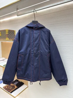 BOTTEGA VENETA Coats & Jackets Nylon (Navy-Orange) 44-50 C95202606130997169
