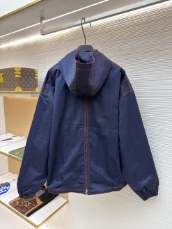 Alternative view of BOTTEGA VENETA Coats & Jackets Nylon (Navy-Orange) 44-50 C95202606130997169